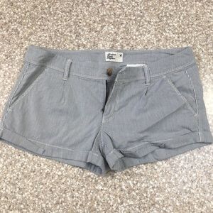 American eagle striped shorts size 6